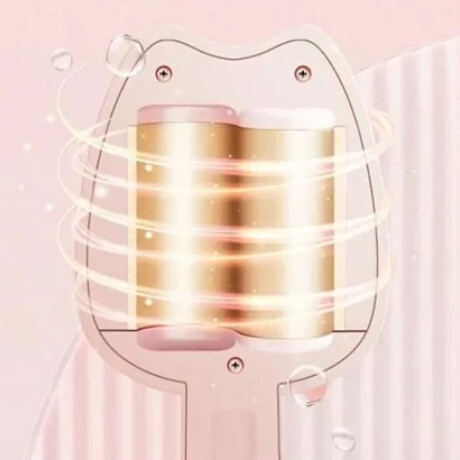 Planchita rizadora Onduladora Gatito Beige