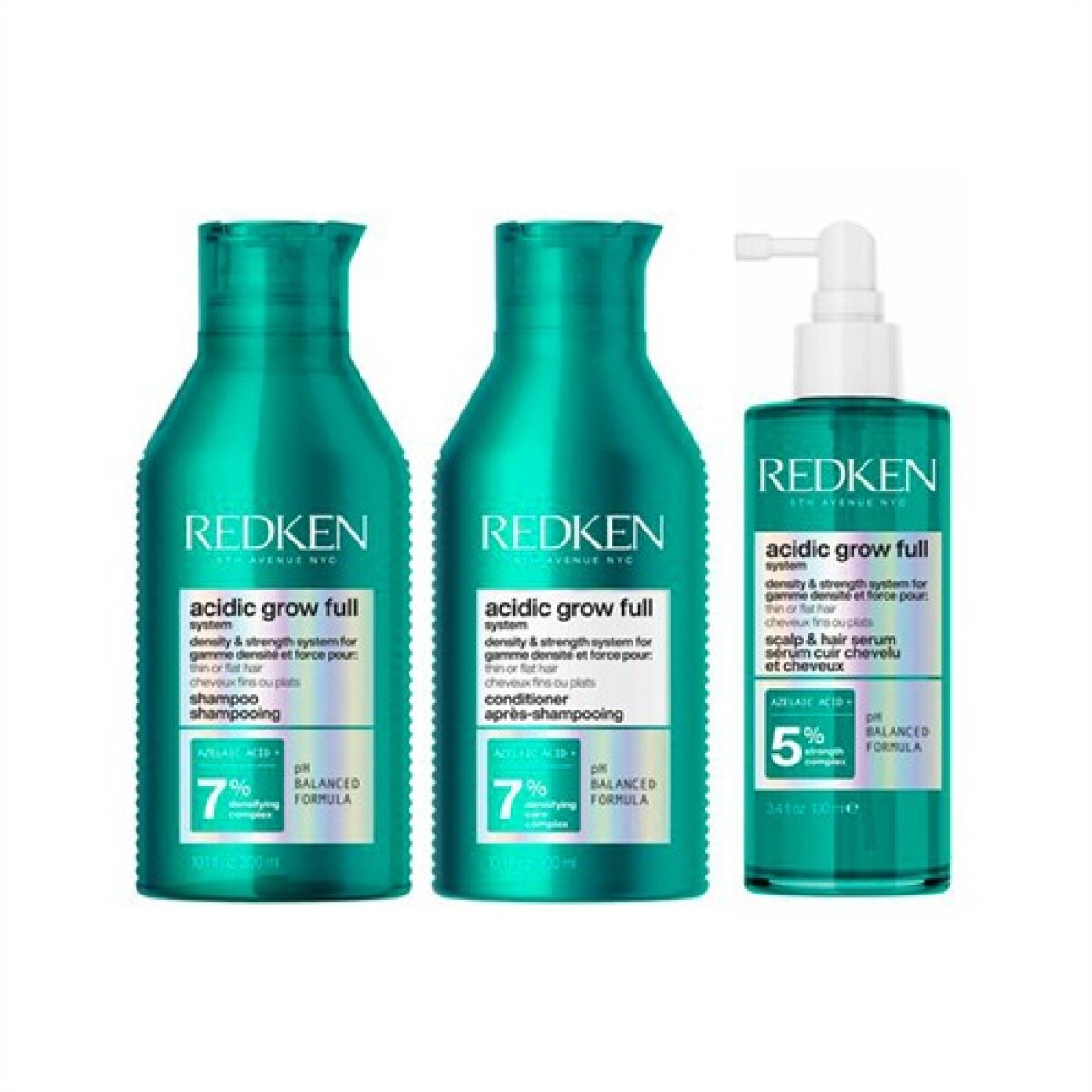 Redken Acidic Grow Full System Shampoo + Aco + Sérum 
