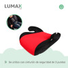 Booster Alzador de Seguridad Lumax Kids para Auto Rojo