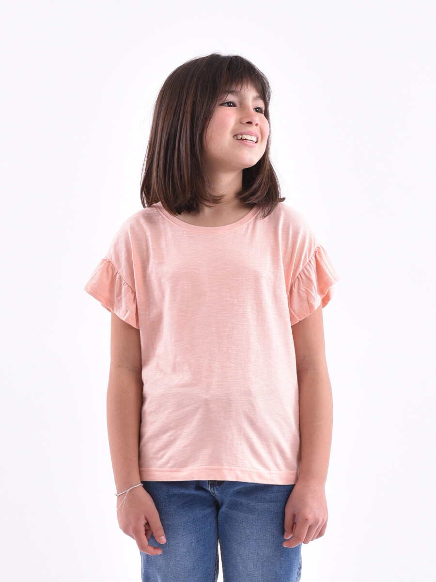 REMERA INÉS KIDS - ROSA VIEJO 