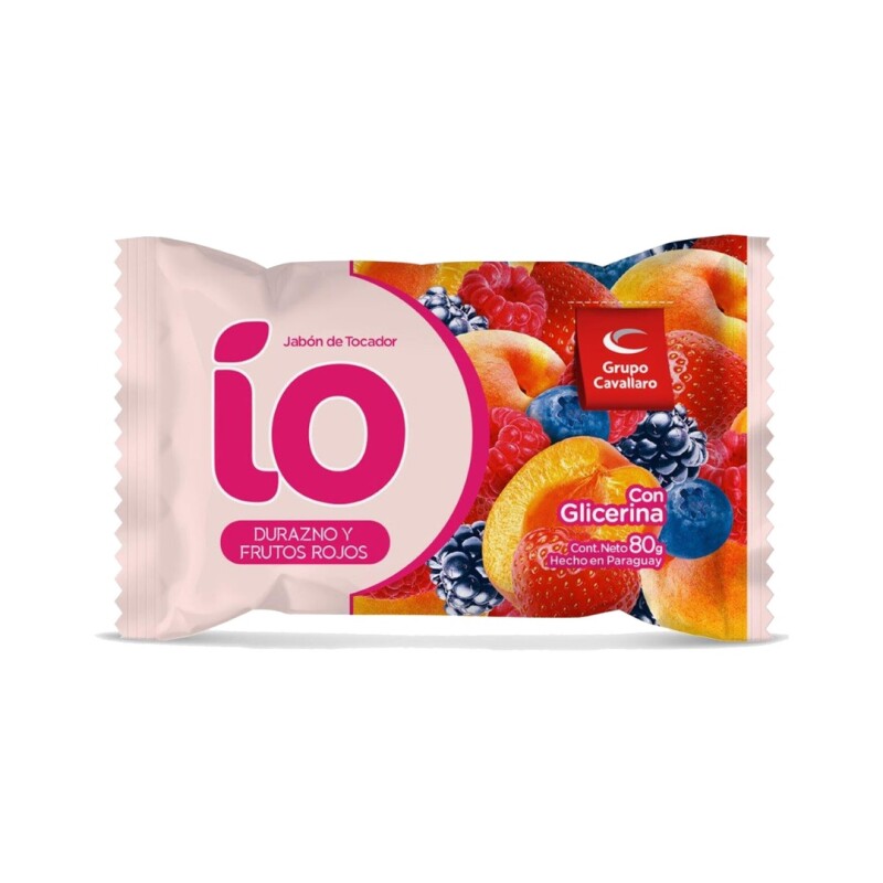 JAB.IO 80G DURAZNO/FRUT.ROJOS Jab.io 80g Durazno/frut.rojos