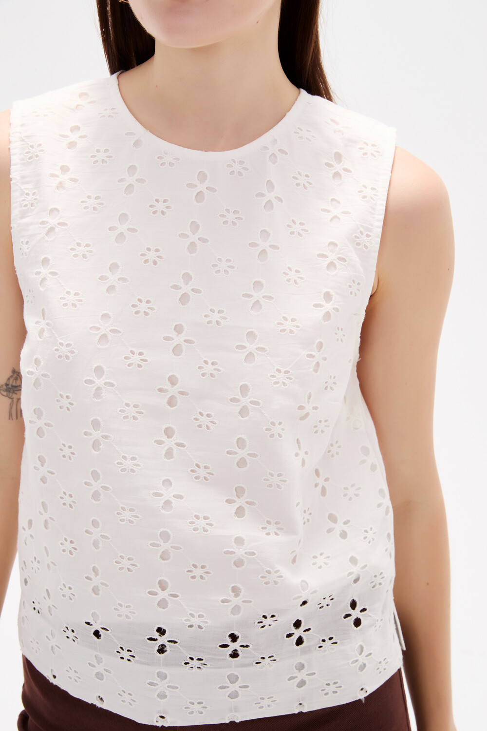 Blusa Rilio Marfil / Off White