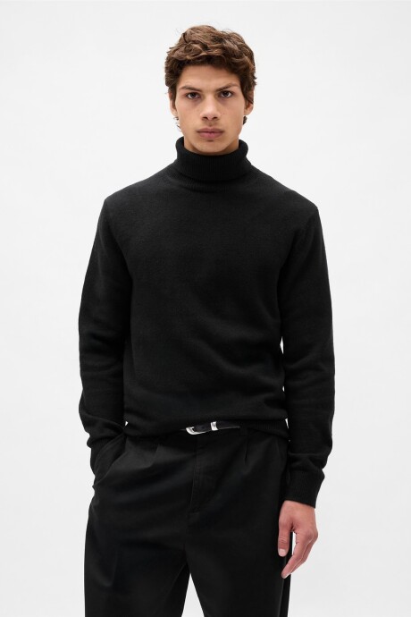 Buzo Polera Cashsoft Hombre True Black V2