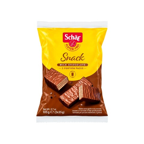 Galletas Waffle Snack De Chocolate Sin Gluten Schar 105g Snack Schar S/g 105g