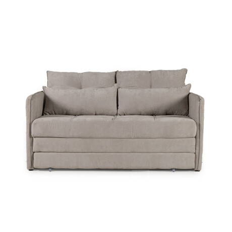 Sofá Cama Maya - Tela Microfibra Berlin 05 (Ceniza)