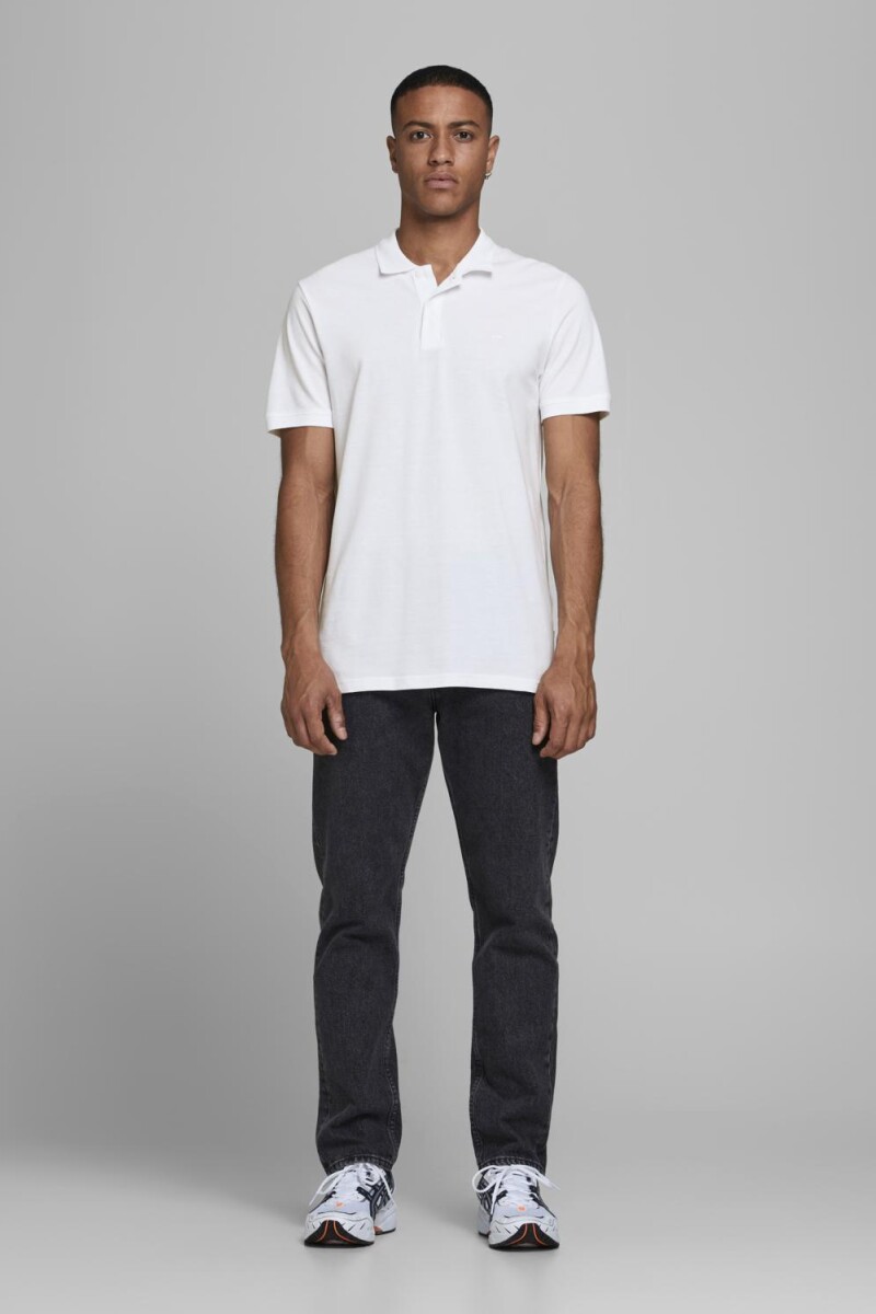 Polera Polo Basic White