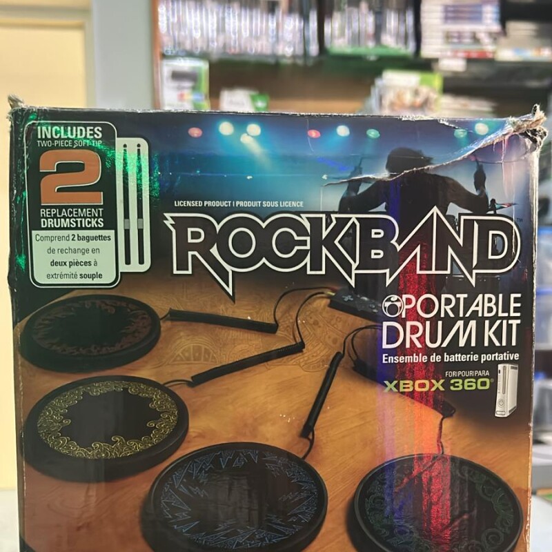 Pack d'instruments Xbox 360 pour Rock Band