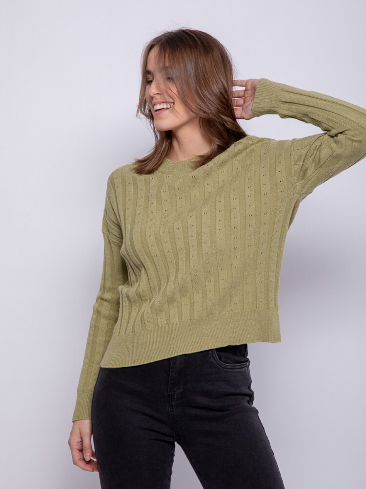 SWEATER GAIA Verde Musgo