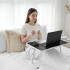Mesa Plegable Cama Notebook Laptop Computadora Portatil Color Negro Blanco