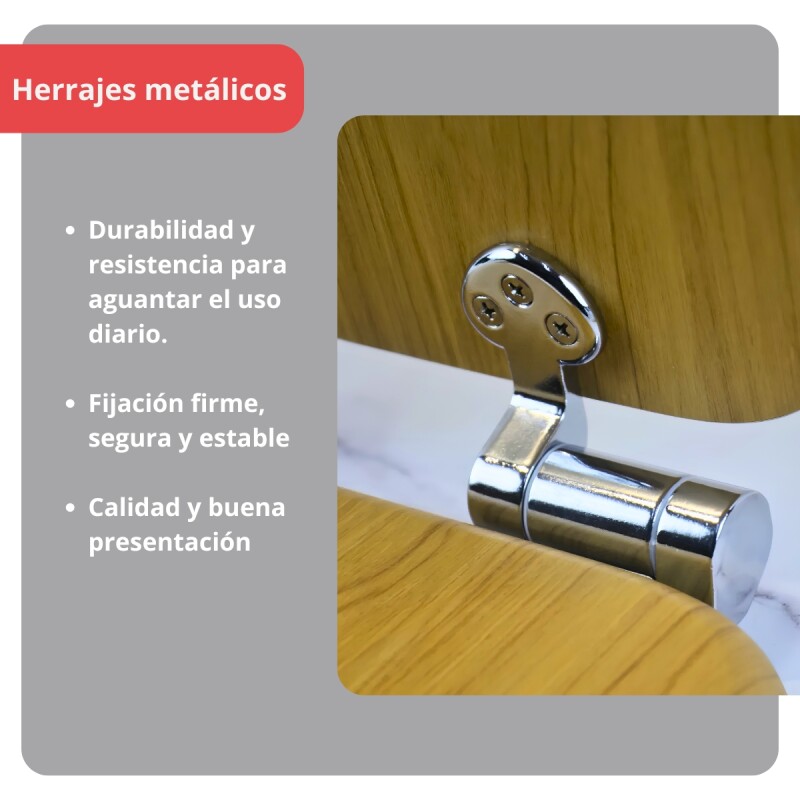 Asiento de inodoro madera ROBLE CLARO