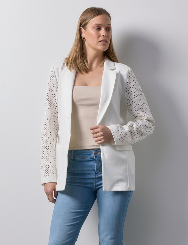 Blazer Manga Calada CRUDO