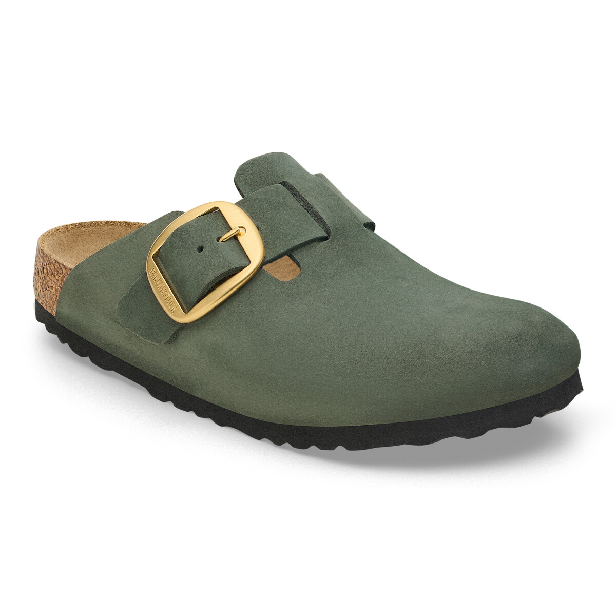 Zueco Boston Big Buckle LENB - Estrecho - Verde 