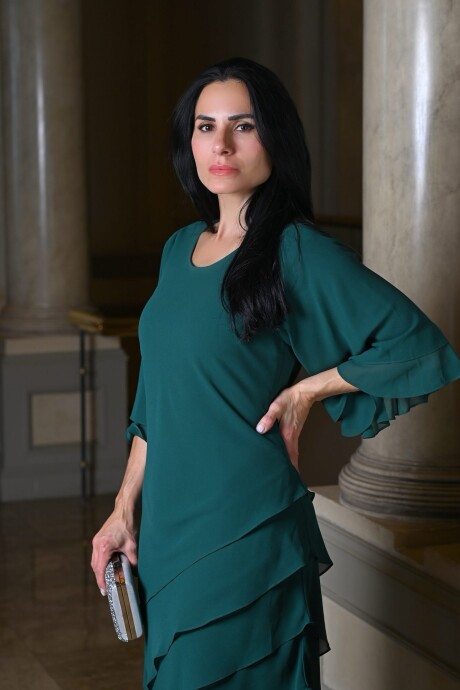 Vestido Venezia Verde oscuro