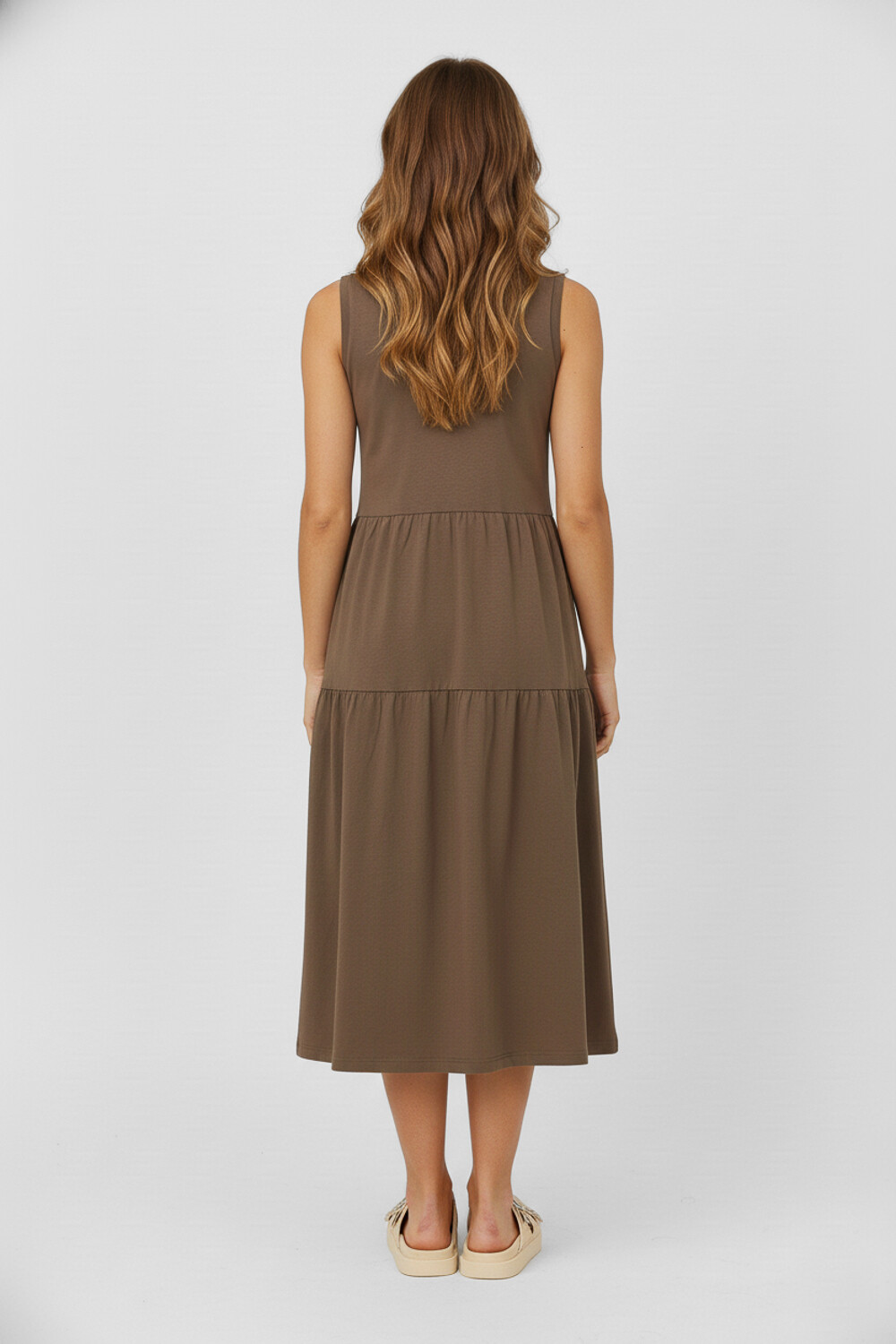Vestido Nolva Taupe / Mink / Vison