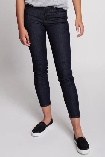Jean True Skinny Stretch Mujer Rinsed/Denim