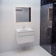 MOBILIARIO BAÑO BLANCO CON BACHA 61X39.5X50 BLANCO