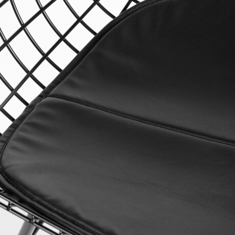 BUTACA TABURETE BAR METAL NEGRO BERTOIA