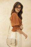 BLUSA OFELIA MAXI CAMEL BLUSA OFELIA MAXI CAMEL