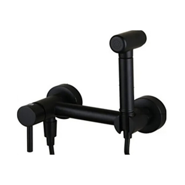 GRIFERIA DUCHA HIGIENICA MONOCOMANDO COLOR NEGRO 10cm. Griferia Ducha Higienica Monocomando Color Negro 10cm.