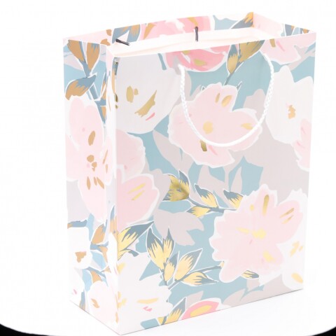 BOLSA DE REGALO FLOR DE MELOCOTÓN - L BOLSA DE REGALO FLOR DE MELOCOTÓN - L