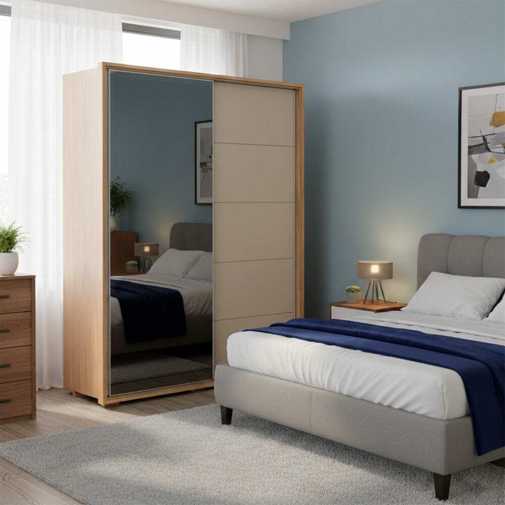 Ropero 2 puertas corredizas Reflecta 1.8 Hanover