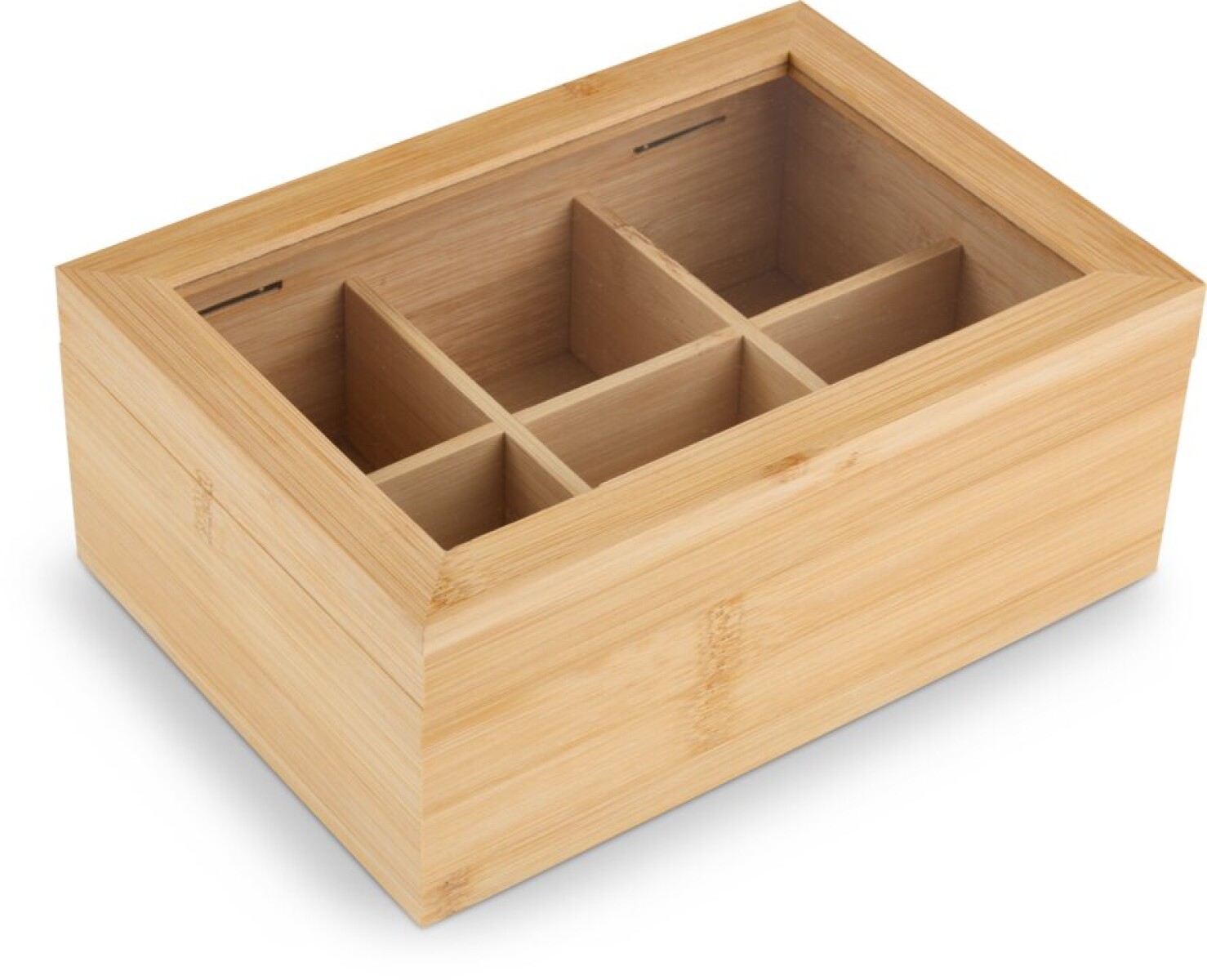 Caja de té MATHIAS W16xL23xH9cm natural 