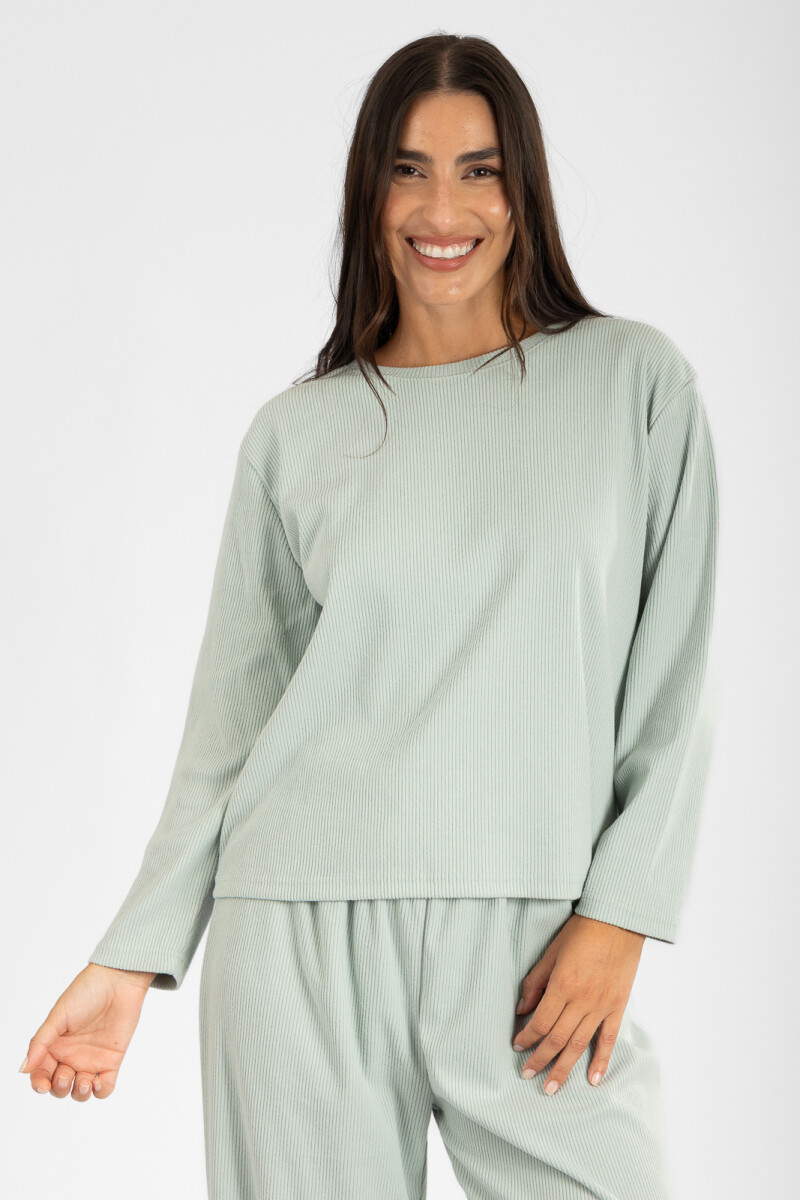 Buzo cosy - Verde claro 