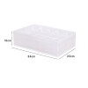 Caja de almacenamiento de tela plegable con divisiones Caja de almacenamiento de tela plegable con divisiones