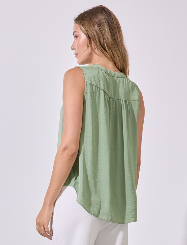 Blusa Saten OLIVA