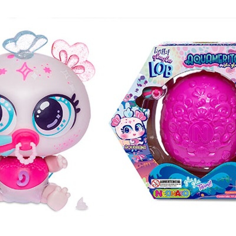 Muñeco Aquamerito Aquariana Rosa — Juguetería Gibernau