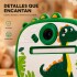 Cámara Infantil Instantánea Gatito con Doble Lente y Selfie VERDE