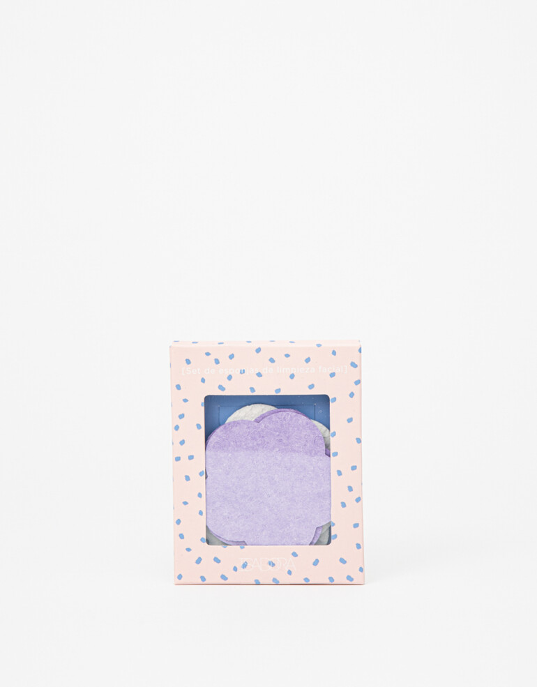 Complementos de cosmética para rostro Set De Esponjas Exfoliantes Faciales - Combinacion Multicolor