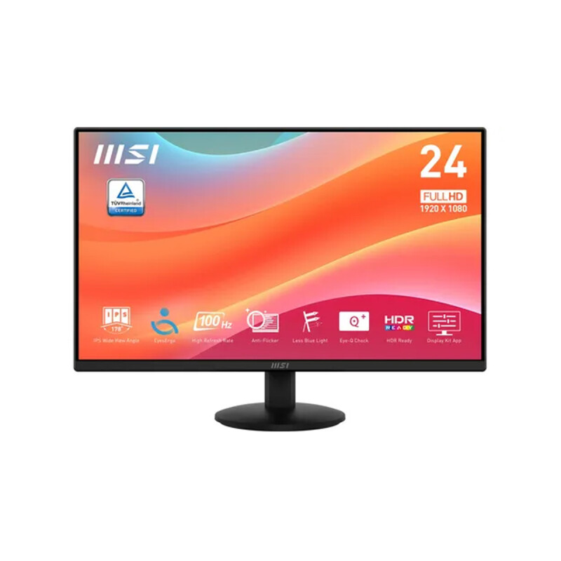 Monitor MSI Pro MP242L 23.8" FHD 100Hz Negro Monitor MSI Pro MP242L 23.8" FHD 100Hz Negro