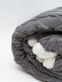 Manta Stace 1 1/2 Plaza - 420g Gris