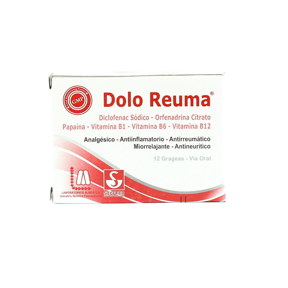 DOLO REUMA CJ X 12 GRAGEAS 