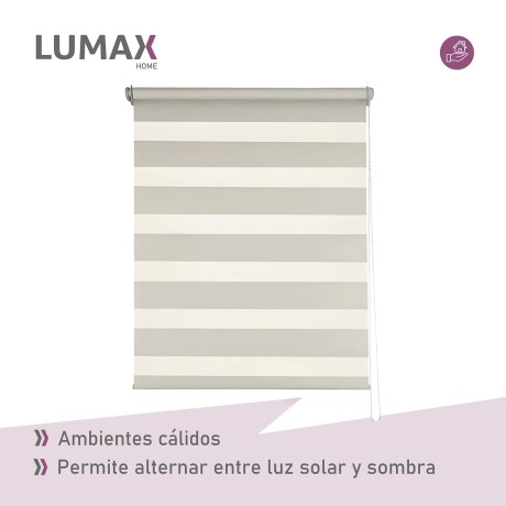 Cortina Roller Zebra Simple Lumax 1.2 X 2.1m Gran Calidad Beige
