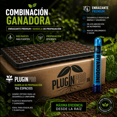 Combo Propagación Premium Ryanodine + Bandeja Plugin Pro 104 Combo Propagación Premium Ryanodine + Bandeja Plugin Pro 104