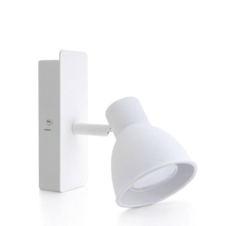 Spot Orientable Para Adosar En Techo O Pared 1 Luz Blanco