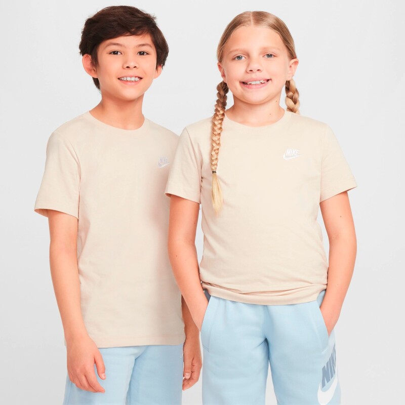 Remera Nike Sportswear Tee Futura de Niños Blanco