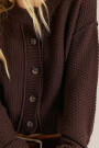 LILI CARDIGAN Marron