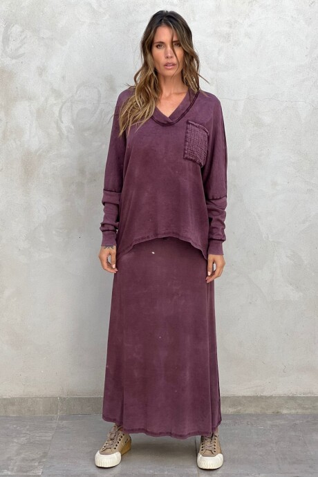 REMERA TOVE Berenjena