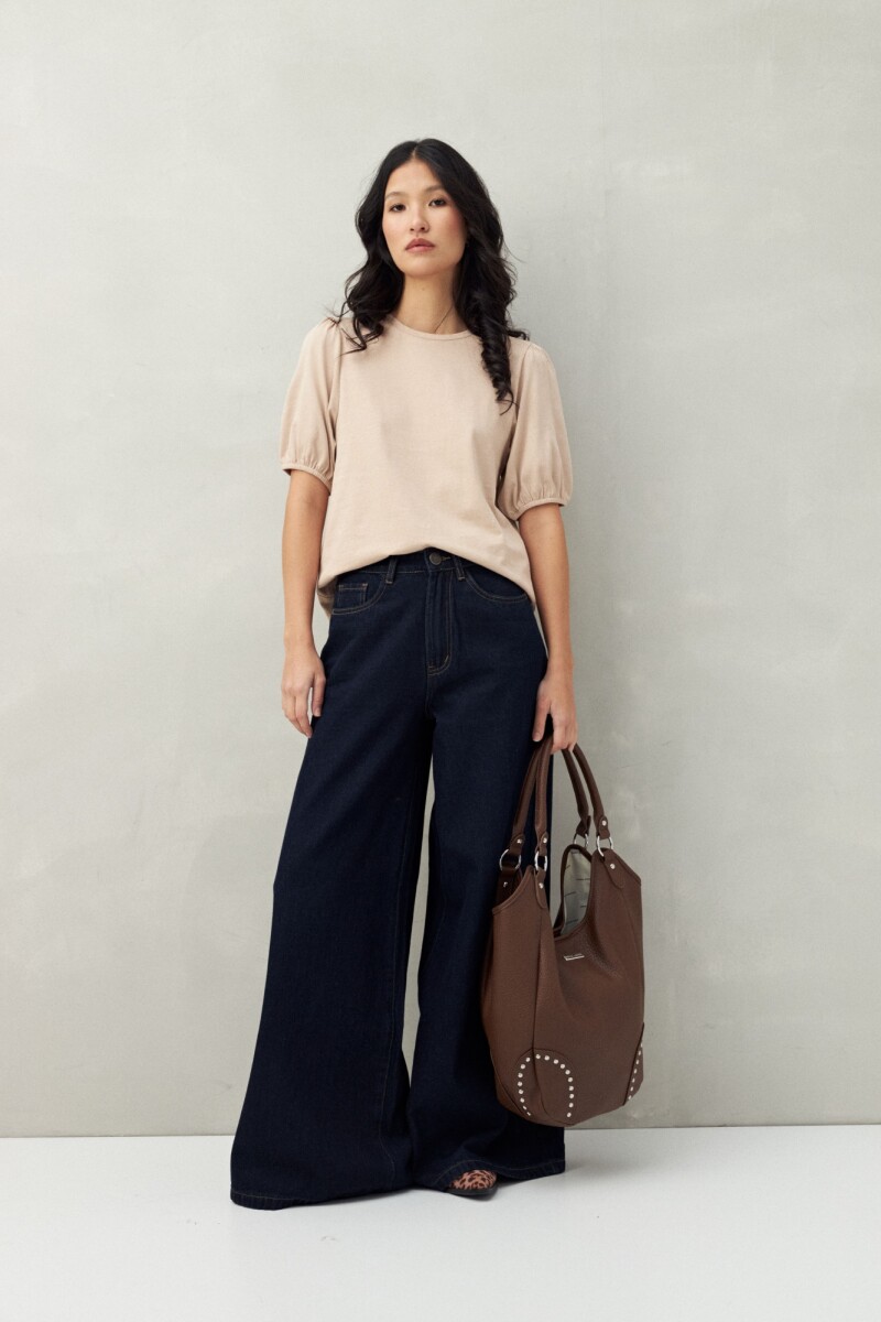 REMERA VELORA Beige