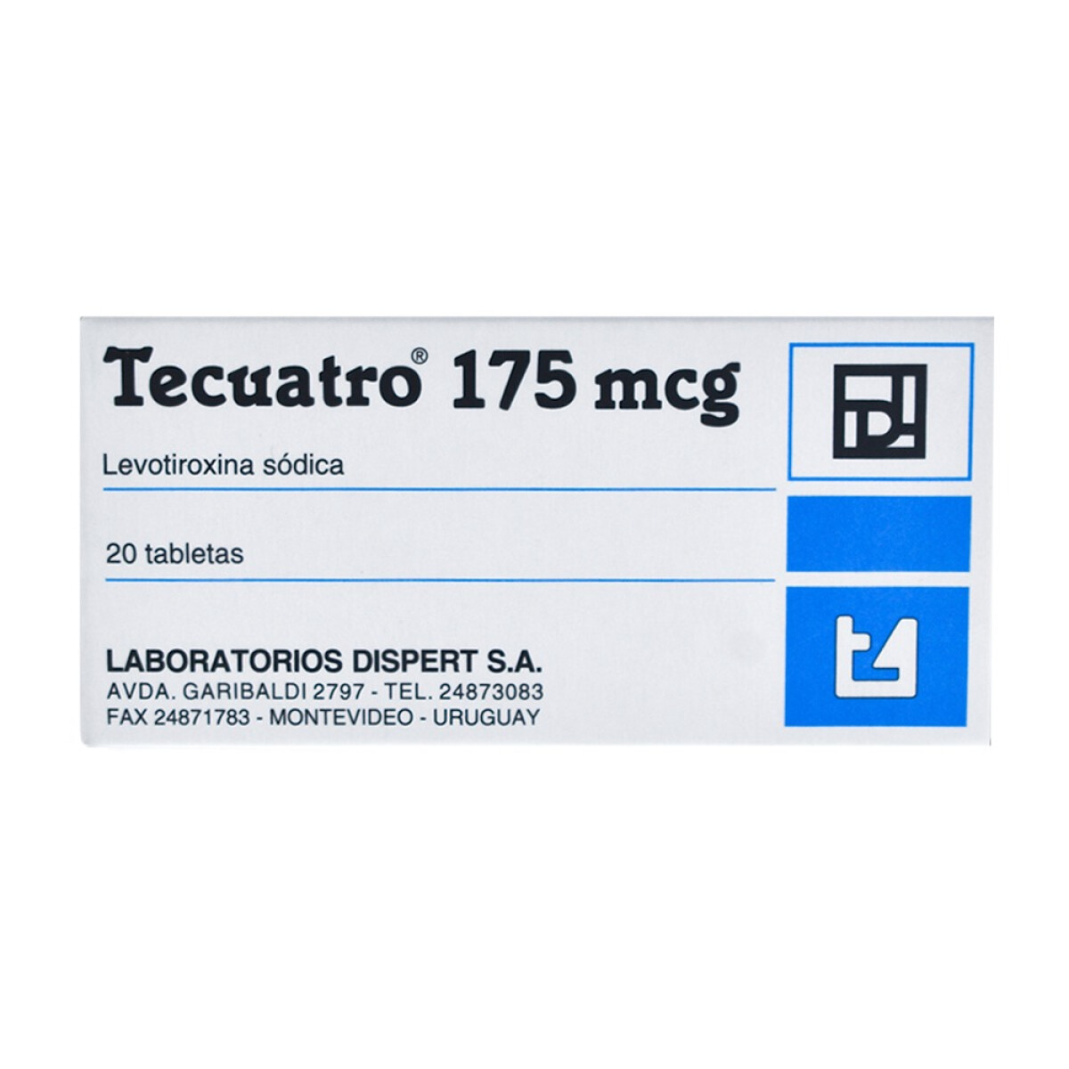 Tecuatro 175 mcg x 20 Comprimidos 