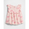 V-LINEN TOP SP26 PINK FLORAL