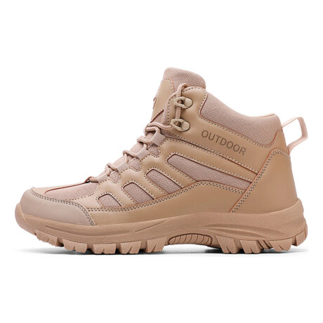 Calzado Botas De Trekking Para Adulto Tipo Borcego Beige