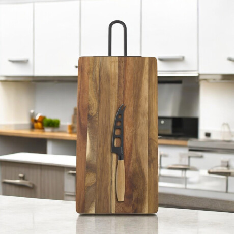 Tabla para Picar en Madera + Cuchillo para Quesos Selecta Tabla para Picar en Madera + Cuchillo para Quesos Selecta
