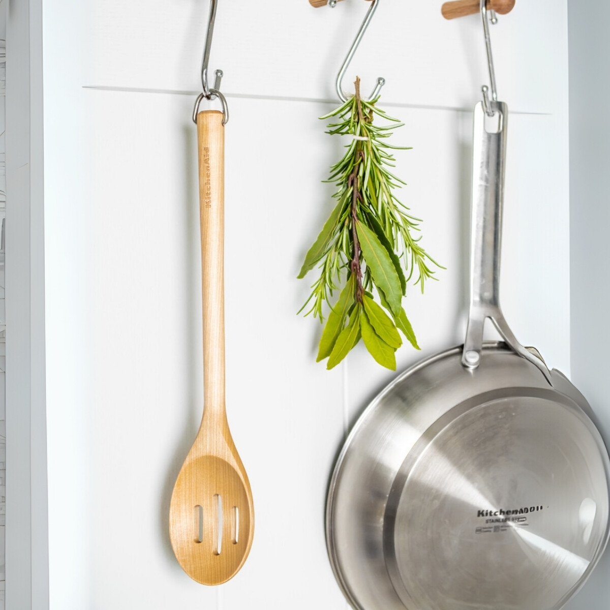 Cuchara Madera Ranurada 32 cm KitchenAid 
