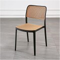 Silla de exterior Frank Negro