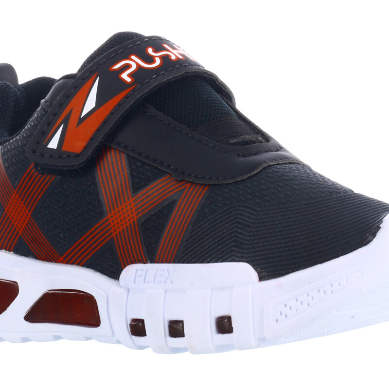 Championes de Niños Push ROOT con velcro Negro
