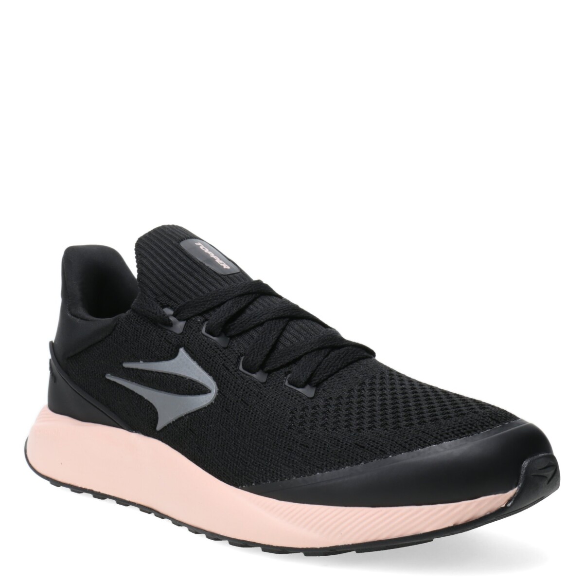 Championes de Mujer Topper Split Knitted - Negro - Rosa 